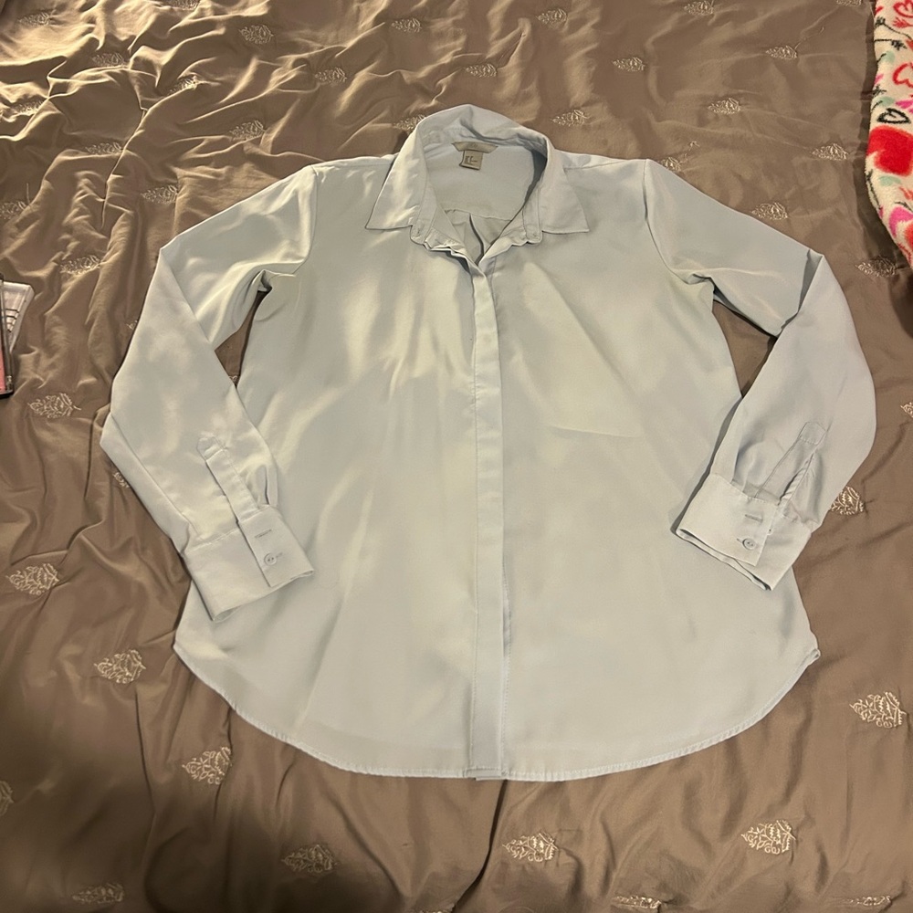 H&M Women’s Soft Blue Business shirt
